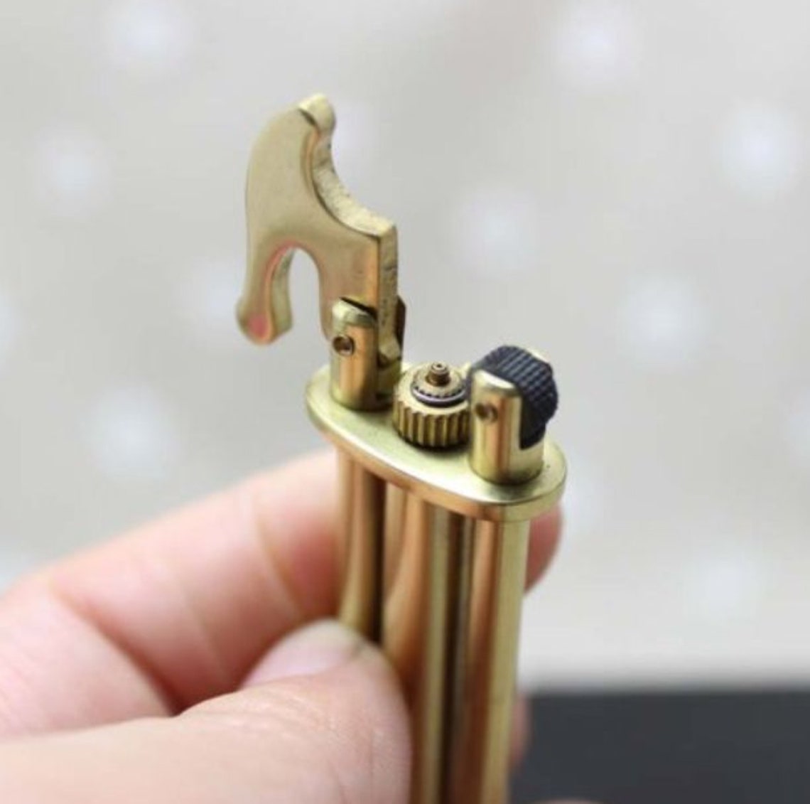 Brass Butane Lighter highend flint Lighters old style gift Etsy