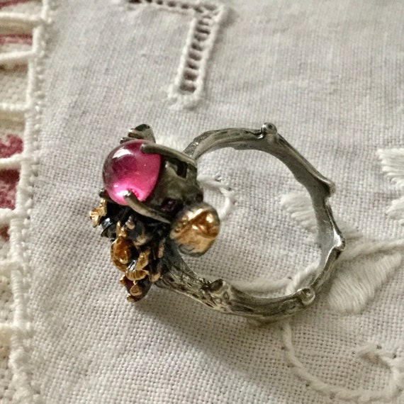 CABOCHON GENUINE RUBY Multicolors Sapphire Sterli… - image 7