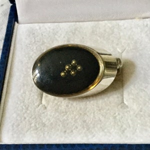 MODERNIST France 1970s VINTAGE Brooch- France c1960 Artist Jewel- Lucite inclusion- Authentic Vintage Brooch- Original- from France
