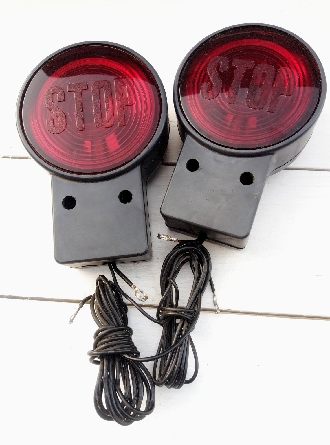 Vintage Stop Signal Stop Lamp Car Soviet Red Glass Stop Light Etsy UK