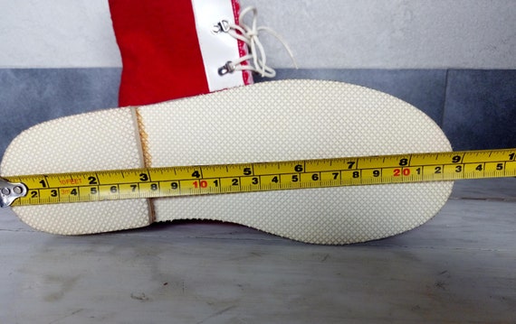Soviet Vintage, Kids Felt Boots, Vintage Red Baby Boots