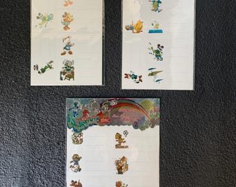 Vintage 1990s Cartoon Stickers – Lot of 3 Sheets – Unused
