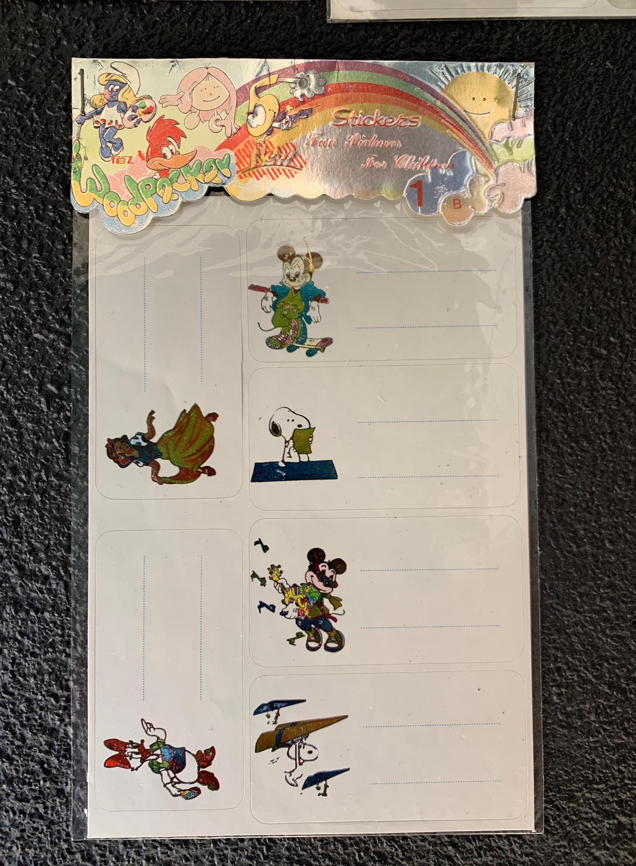 Vintage 1990s Cartoon Sticker Set – 3 Sheets – Kawaii Retro Stickers - Etsy