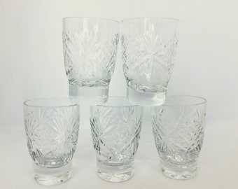 5er Set Schnapsglas für Wodka, vintage geschnitzte Schnapsgläser, Retro Trinkgeschirr, Weihnachtsgeschenk Papa