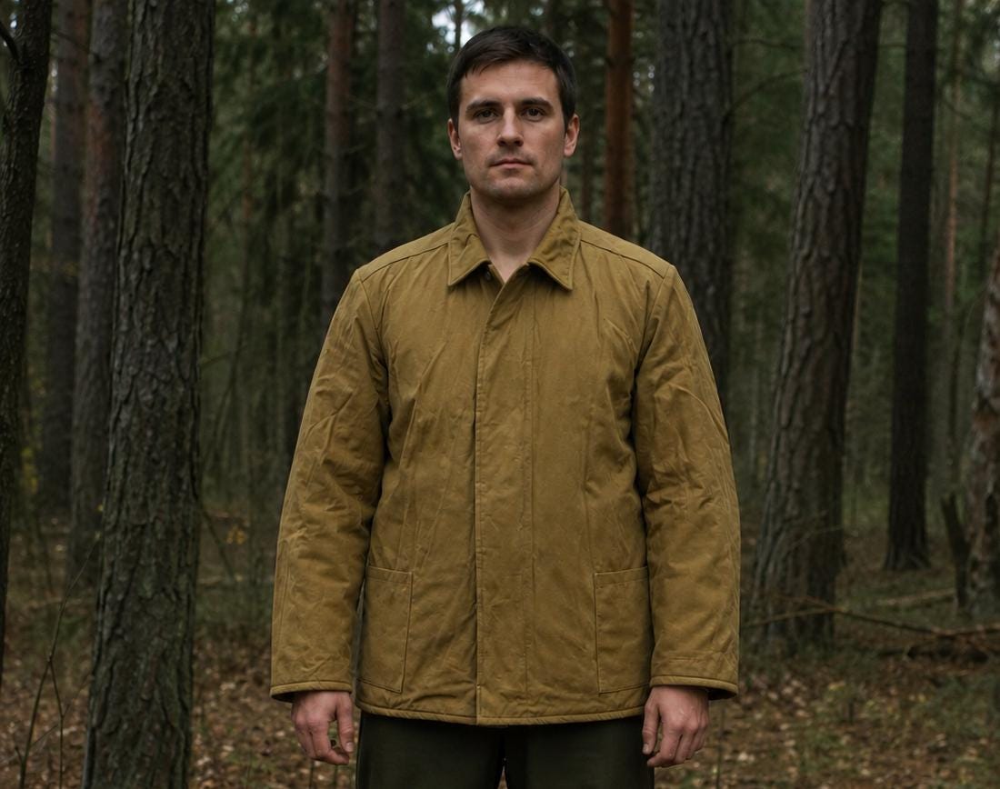 Vintage USSR Telogreika Quilted Jacket Cotton Padded Soviet
