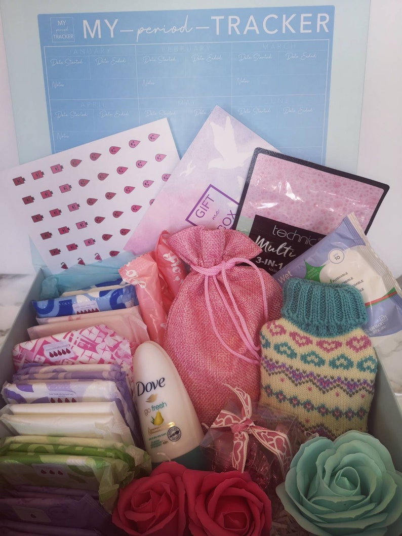 First period kit Gift for girls Keepsake box coming of age Etsy