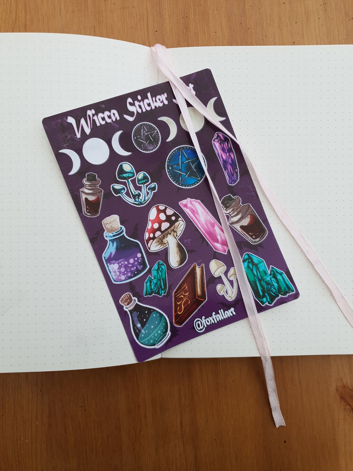 Wicca Themed Sticker Sheet Witchy Potion Spell Die-cut | Etsy