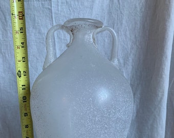 Tall Murano Scavo Glass Vessel/Urn in the style of Ancient Roman Relic