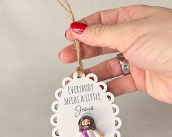 Find Jesus Easter Activity – Removable Little Jesus Figurine & Decor – Christian Gift for Kids