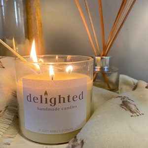 Restorative Luxury Ceramic 3 Wick Candles, 100% Eco soy wax