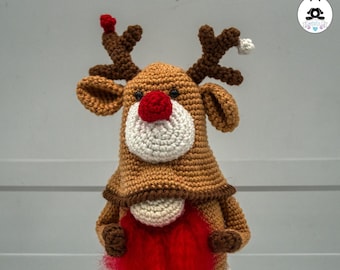 Christmas Reindeer Gnome