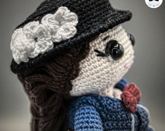 Cotton thread doll - Marina the nanny