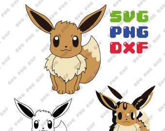 Download Eevee Pokemon Svg Cricut Cut File Silhouette Vector Artwork Digital Instant Download Clip Art Layered Clip Art Art Collectibles Delage Com Br