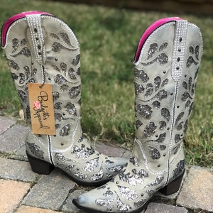 Gone country glitter boots sales