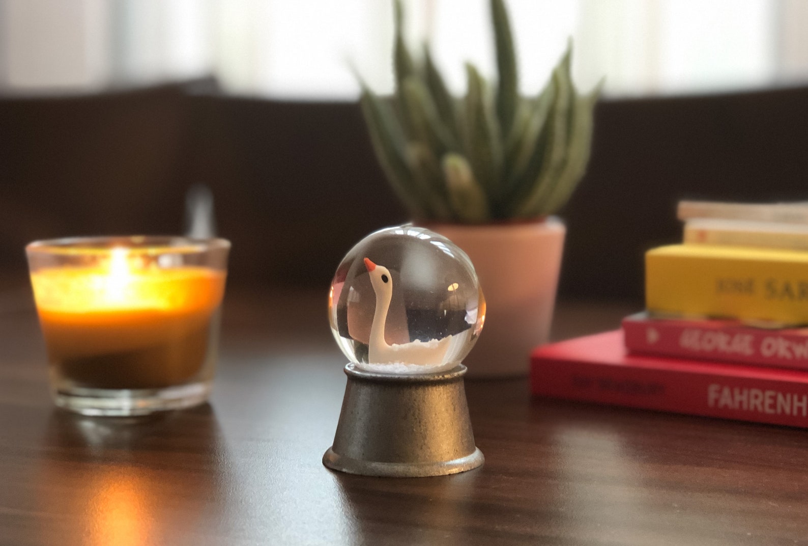 Swan Snow Globe Customizable Snowglobe Snow ball water Etsy