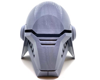Impresión 3D sin procesar del casco de la Segunda Hermana Inquisidora