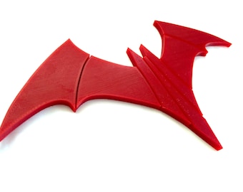 Red bat vigilante chest emblem cosplay Chest Symbol