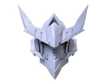 Gundam Barbatos helmet Raw 3D Print cosplay prop