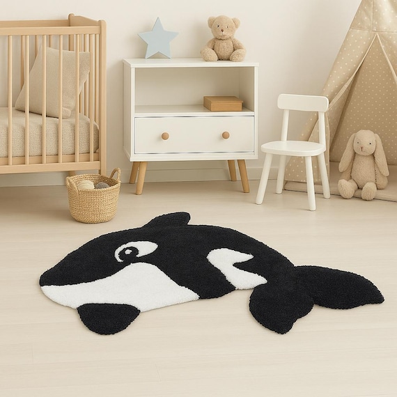 Children's Room Handmade Decorative Animal Motif Mat With - Main Image