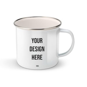 Taza de metal personalizada, estilo retro, para acampar, viajar, regalo, duradera, personalizada, con nombre, foto, logotipo, única, ligera, para café, té, aventura al aire libre