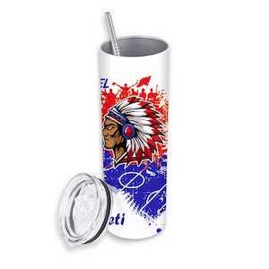 botella de agua del Atlético, vaso tumbler original regalo para fanáticos del atlético