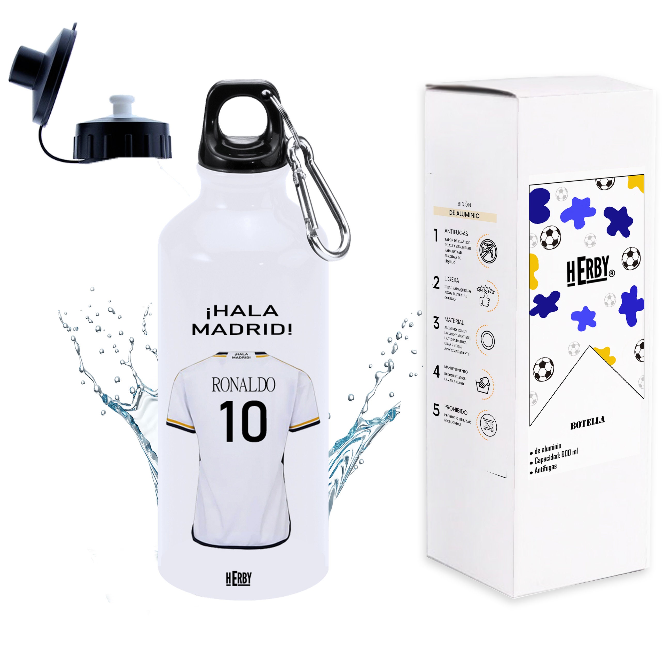 Real Madrid Bottle - Etsy