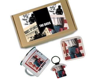 gift set for fans Bruce springsteen , Bruce springsteen mug, music gift pack