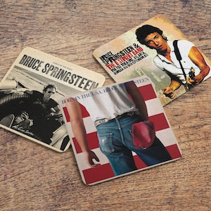 Bruce springsteen coasters, fans of "The boss" Choose your favorites to create a set of memories, ideal gift music lovers