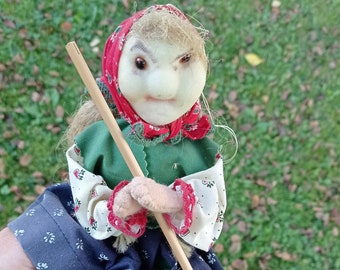 Kitchen Witch Doll: Good Luck Hanging Decor (11 inch)