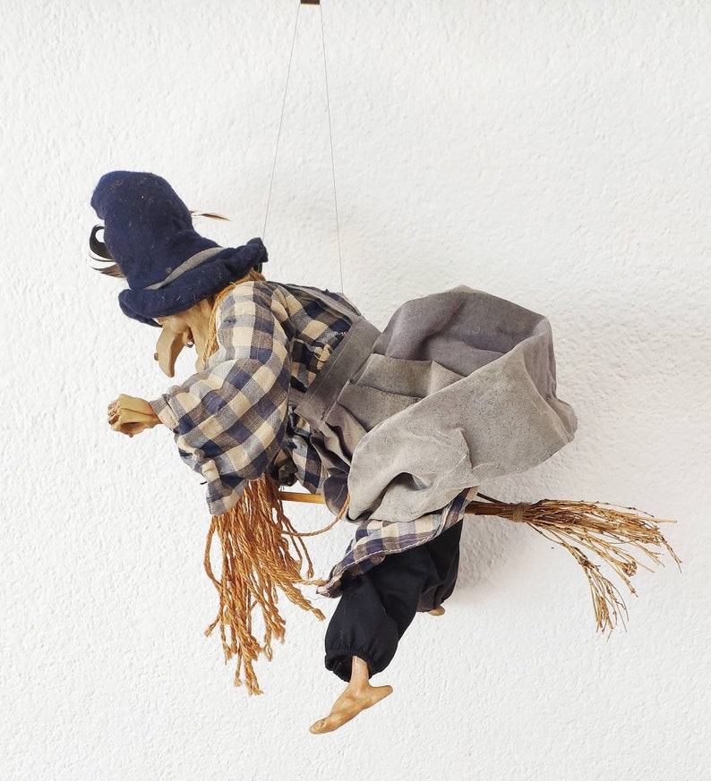 Vintage German Kitchen Witch doll for hanging Fairy Witch | Etsy