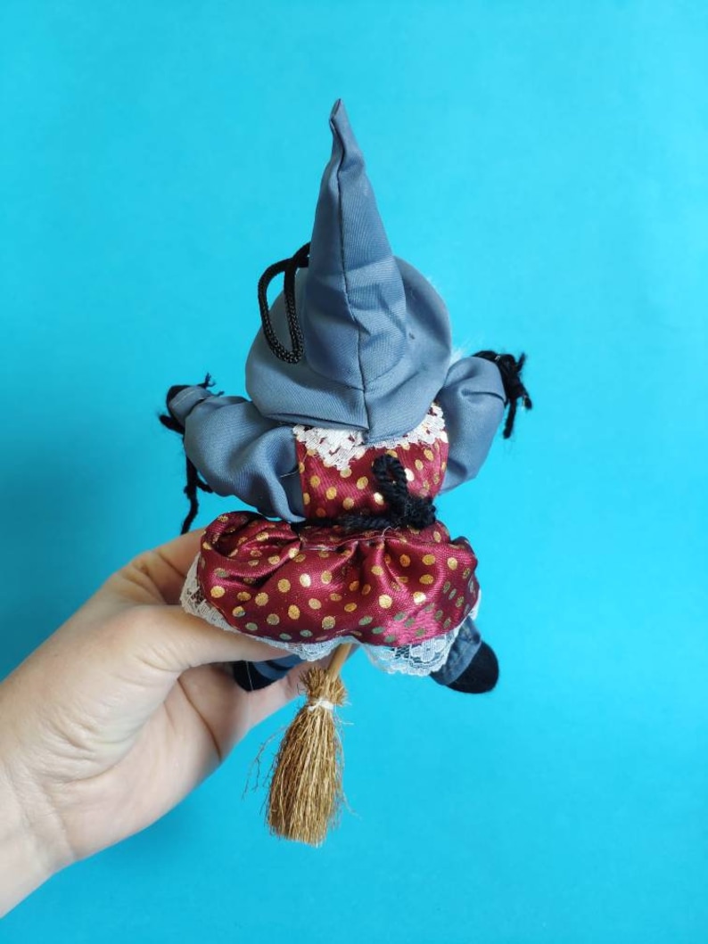 Vintage Good Luck Kitchen Witch Doll for Hanging Fairy Witch Etsy
