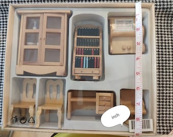Anciens jouets meubles pour maison de poupée dînette 'modella' An.70