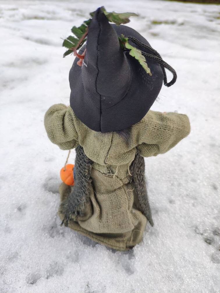 German Vintage Kitchen Witch Doll Fairy Witch Figurine Rag - Etsy