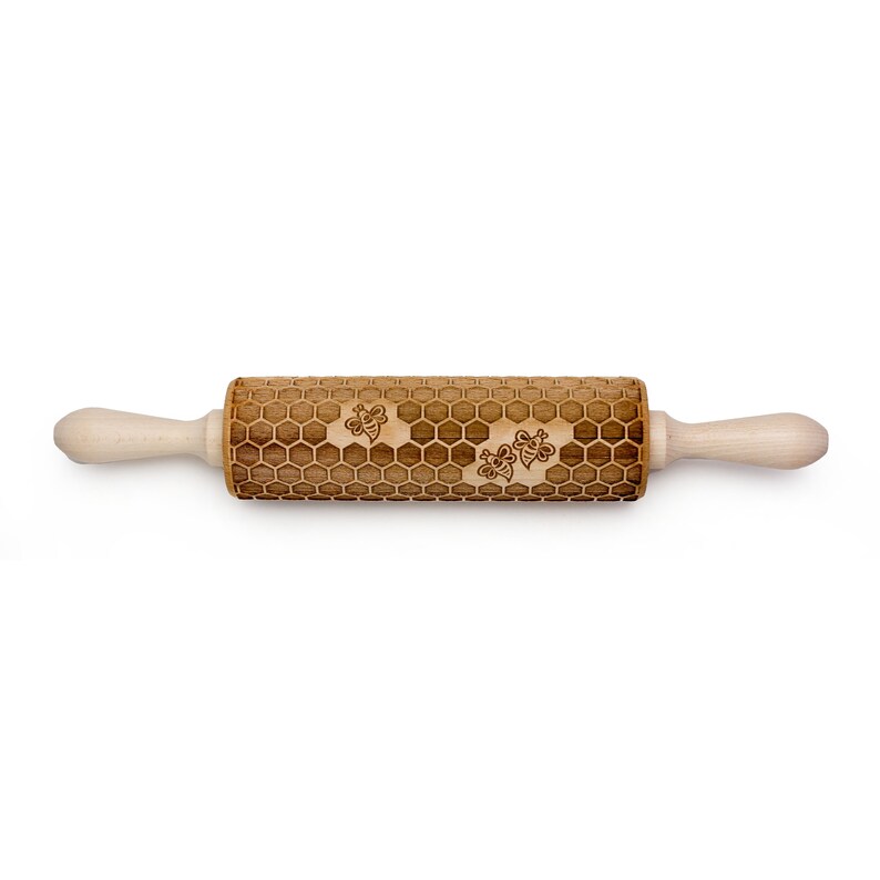 Patterned Embossing Rolling Pin Etsy