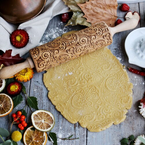 Springtime One Embossing Rolling Pin Etsy UK