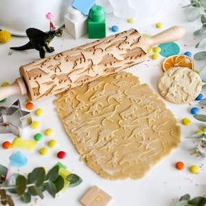 Dinosaur Embossing Rolling Pin