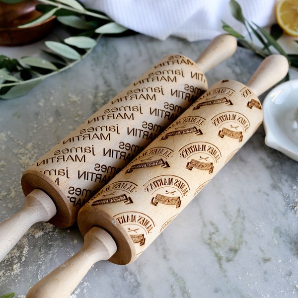 Benutzerdefinierte Logo Prägung Rolling Pin