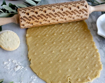 Personalised Embossing Rolling Pin