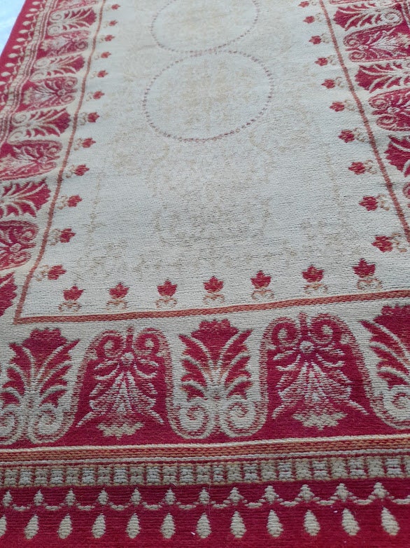 Laura Ashley Raspberry Cheyne Rug Runner Etsy