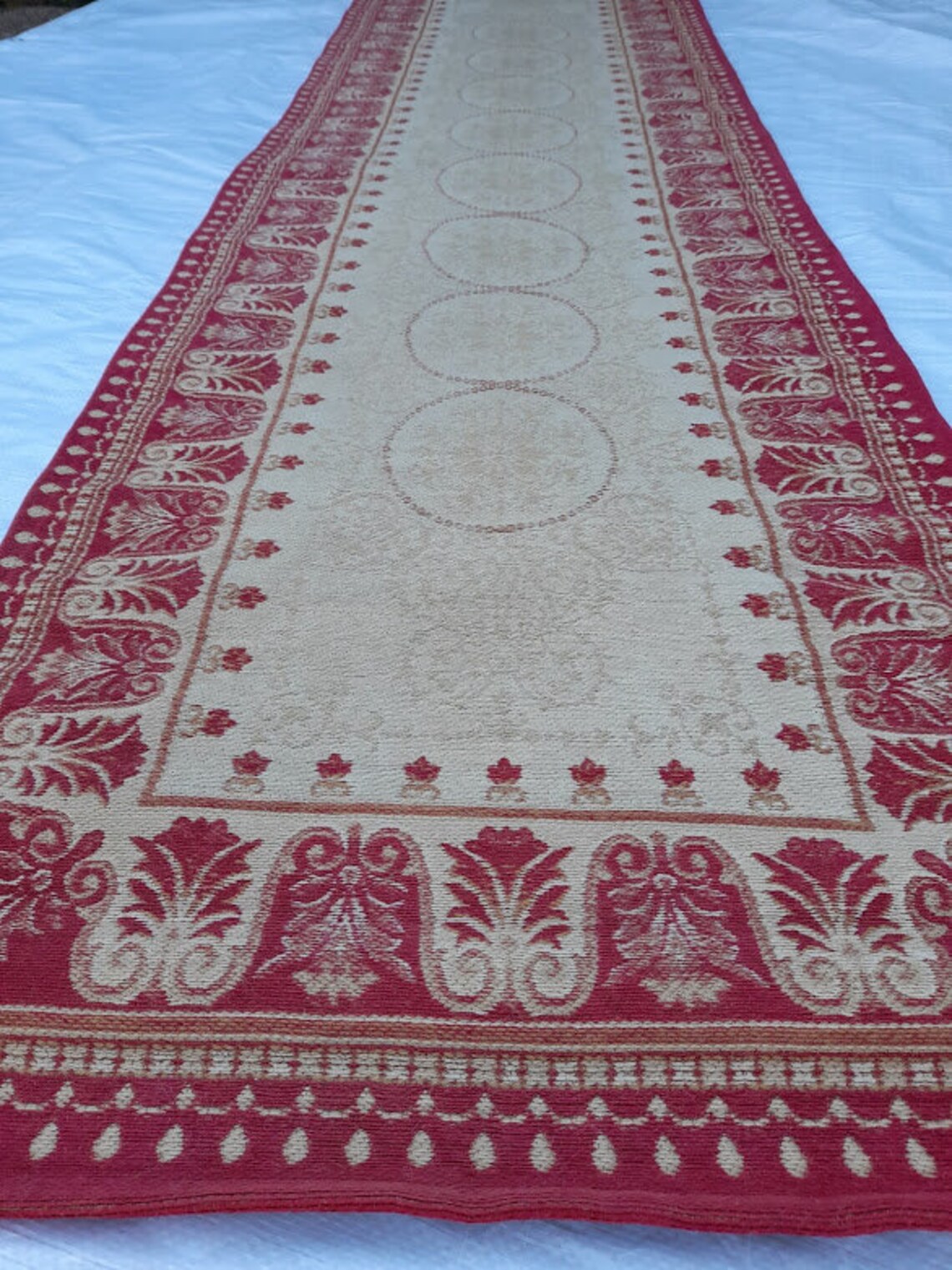 Laura Ashley Raspberry Cheyne Rug Runner Etsy