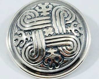 Kalevala Koru, ”Hannunvaakuna” Silver Brooch,  Finland 1997