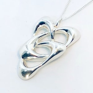 Stigbert, Heribert Engelbert, Vintage Silver Pendant , Modernist, Sweden 1974