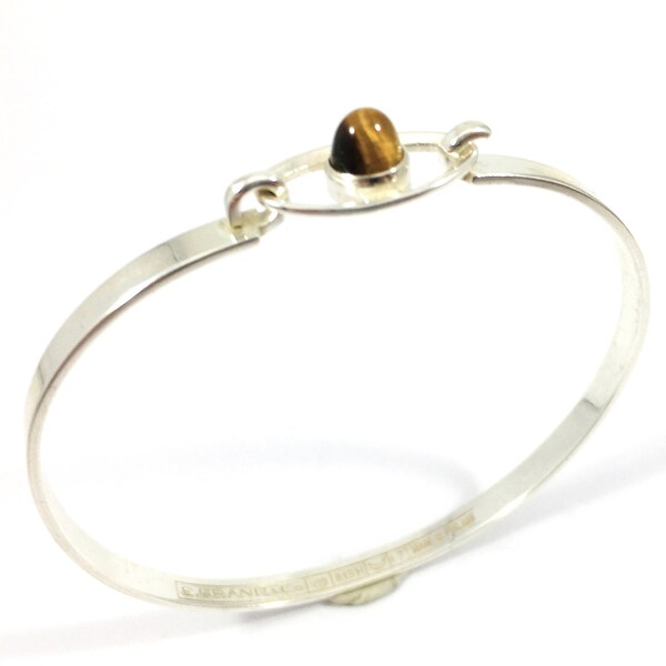 Erik Granit, Brazalete de plata vintage, Finlandia 1962