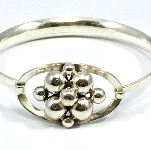 Erik shops Granit, Modernist Silver Bracelet, Finland 1974