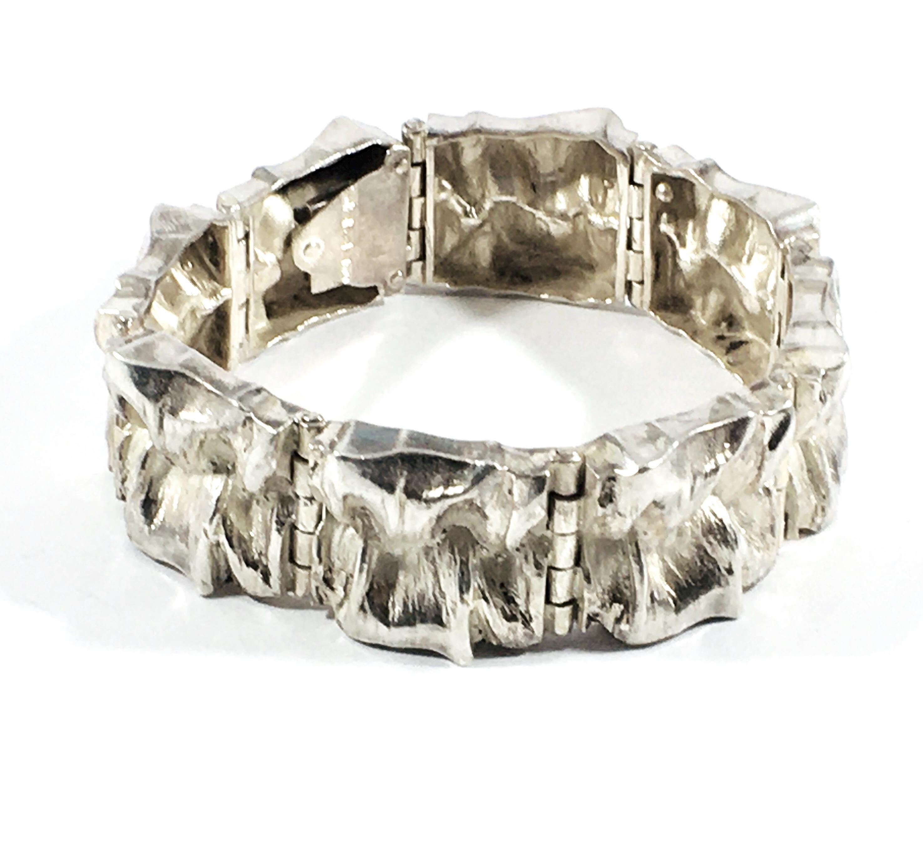 Matti Hyvärinen, Modernist Sterling Silver Bracelet