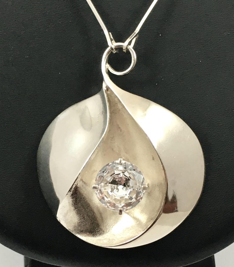 Matti Hyvärinen rock crystal pendant