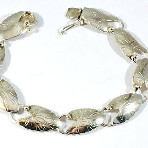 Arvo Saarela, pulsera vintage de plata de ley, Suecia 1957