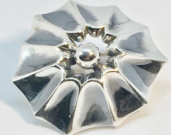 Erik Granit, Vintage Silver Brooch, Modernist, Finland 1966