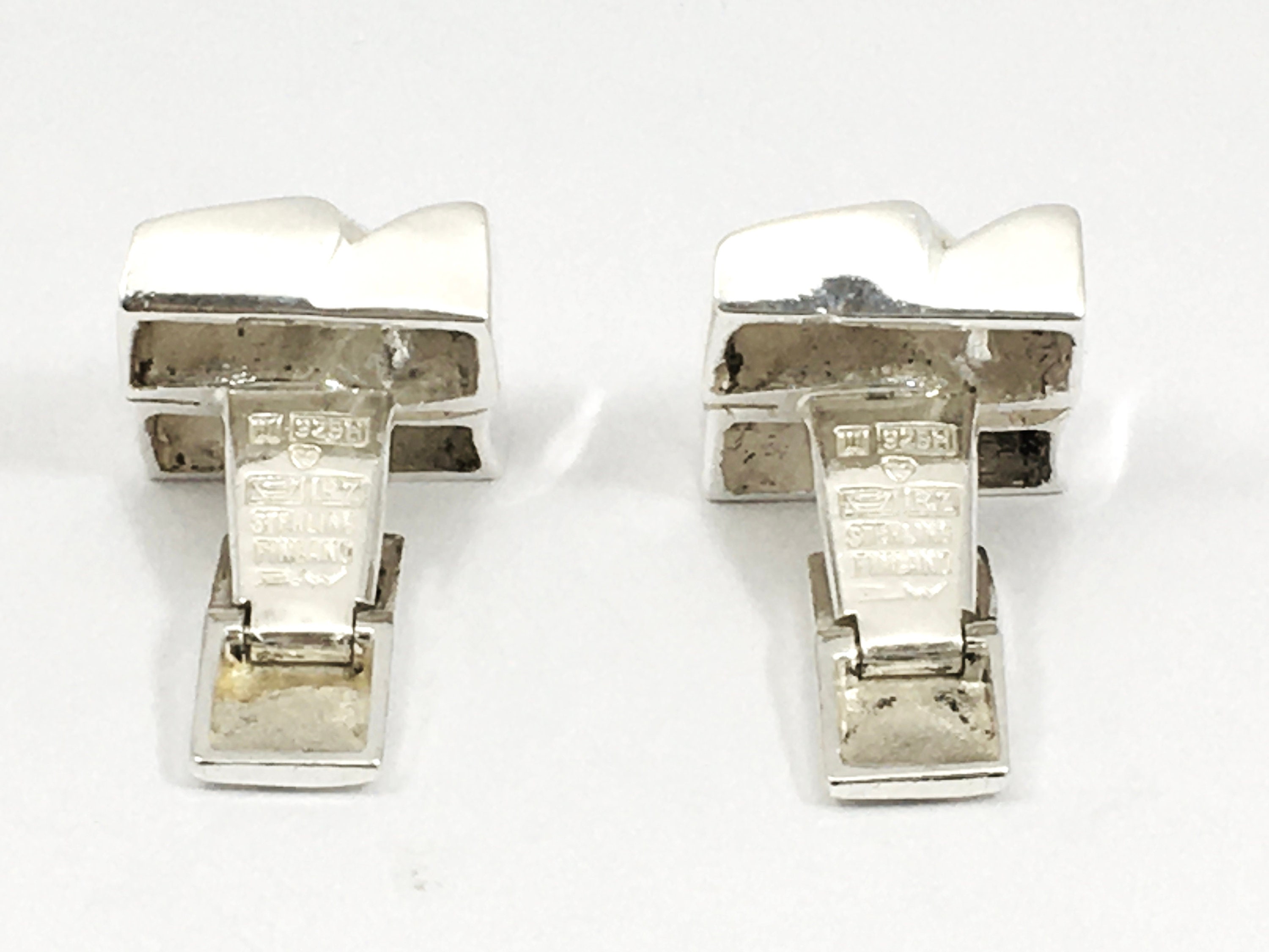 Lapponia / Björn Weckström, Vintage Sterling Silver Cuff Links