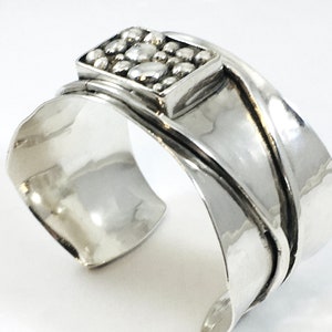 Atelier Tillander, Modernist Silver Bracelet, Finland 1962